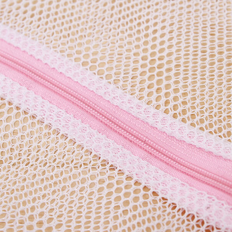 White Mesh Laundry Bag Protective