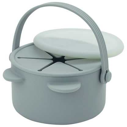 Children's Solid Color Silicone Food Storage Box