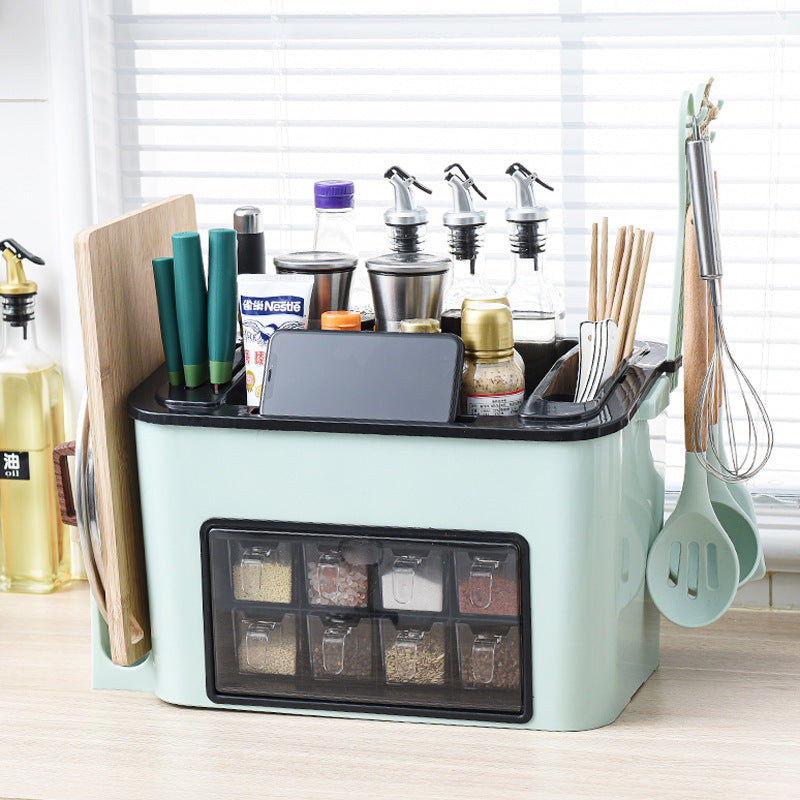 Kitchen Storage Rack Seasoning Supplies Storage Box