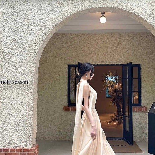 New French Style High Sense Graceful Formal Dress