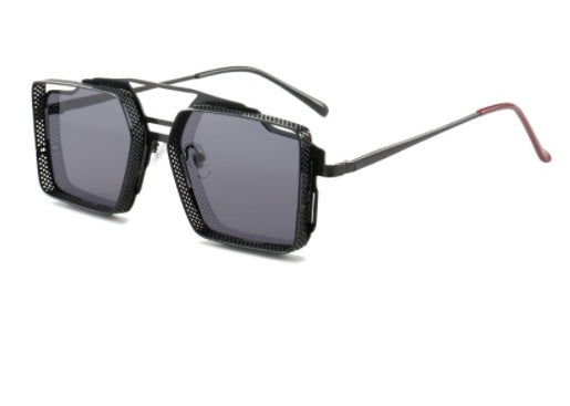 Vintage Steampunk Metal Sunglasses for Men