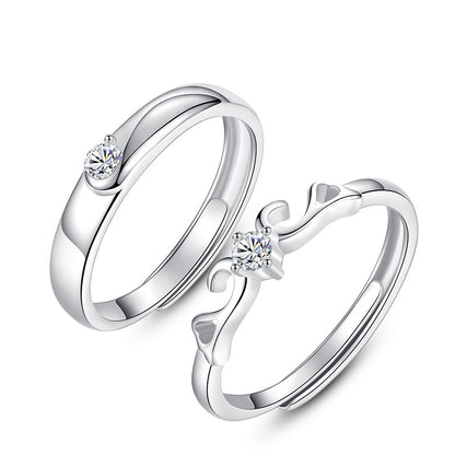 Versatile Men and Women Pair Rings - Fashion Accessories