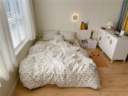 Four Piece Cotton Comfortable Bed Sheet Bedding Set