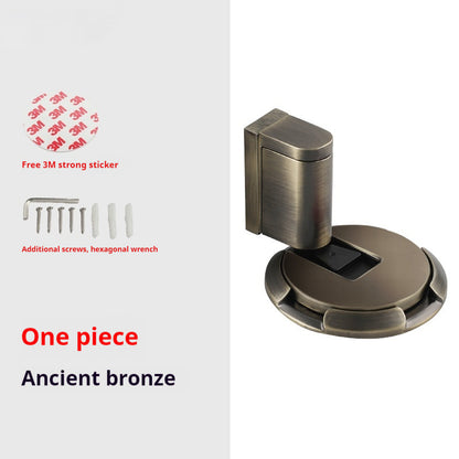 Punch-Free Mechanical Floor Suction Windproof Door Stopper
