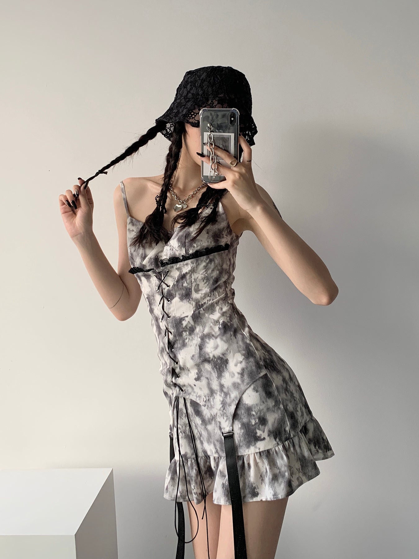 Hot Girl Tie-dye Dress Female Summer Design Sense Niche Wear