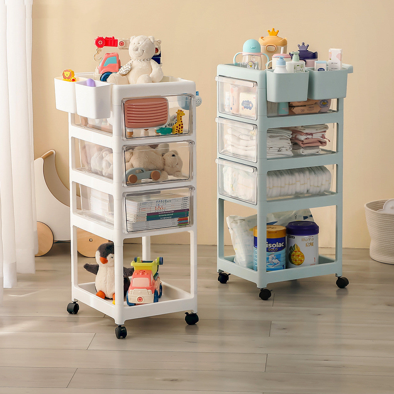 Children's Bottle Storage Box Trolley