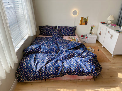 Four Piece Cotton Comfortable Bed Sheet Bedding Set