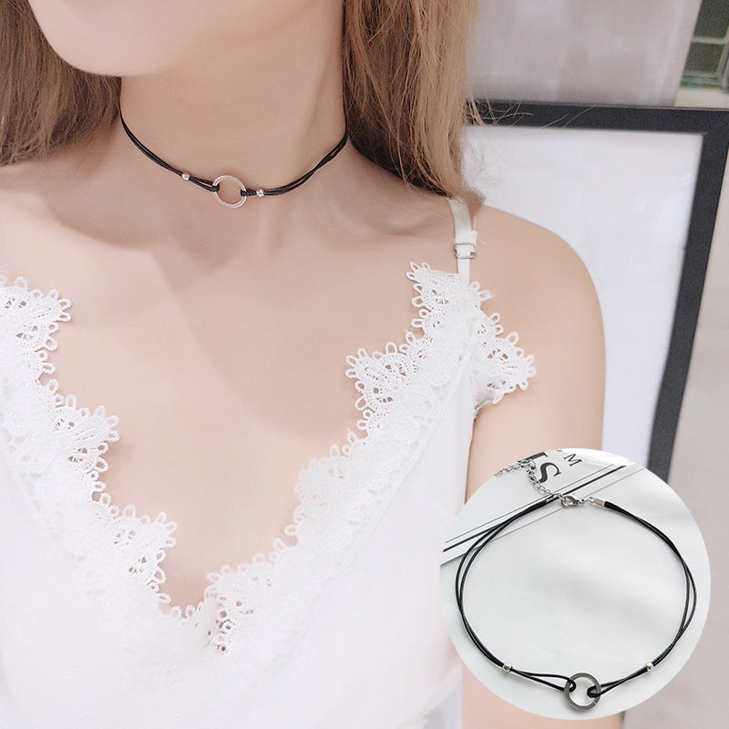 Women's Korean Style Short Neckband Necklace