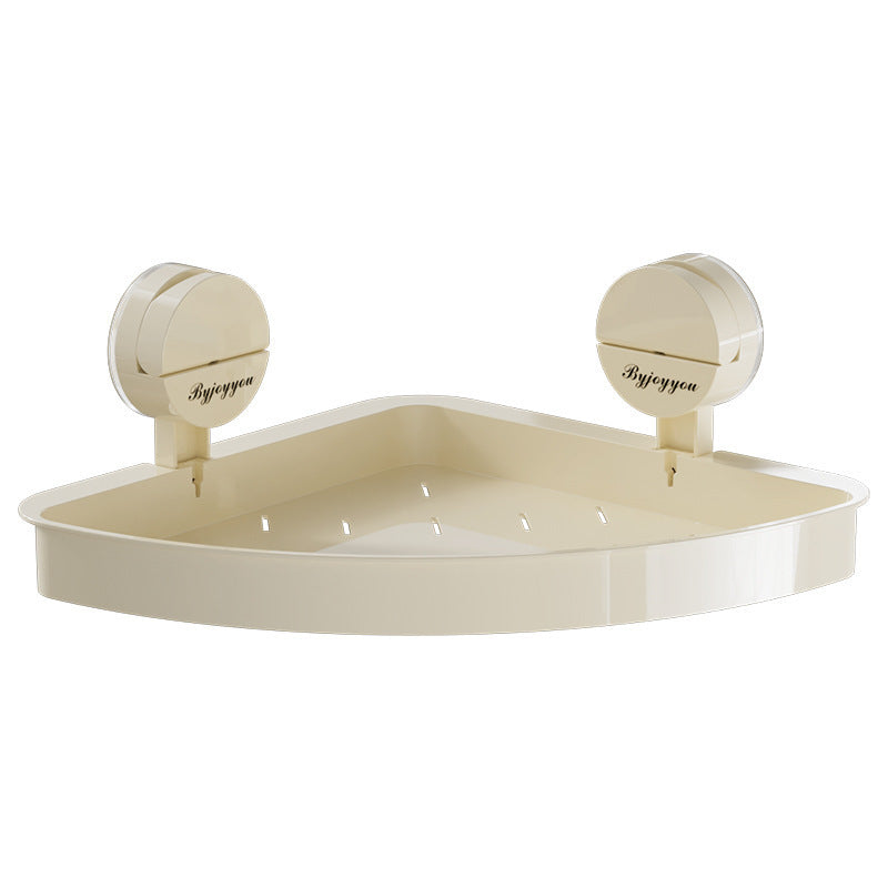 Suction Cup Punch-Free Toilet Corner Shower Triangle Storage Rack