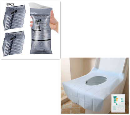 Disposable Toilet Seat Covers for Travel - 10 Pack