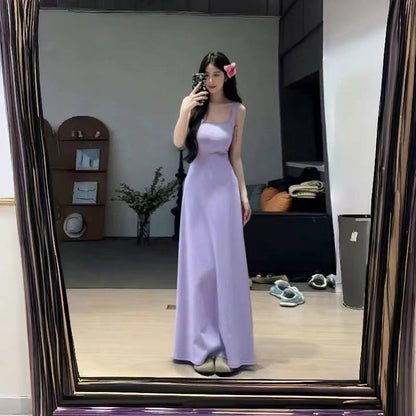 Summer Waist-tight Retro Dress Women