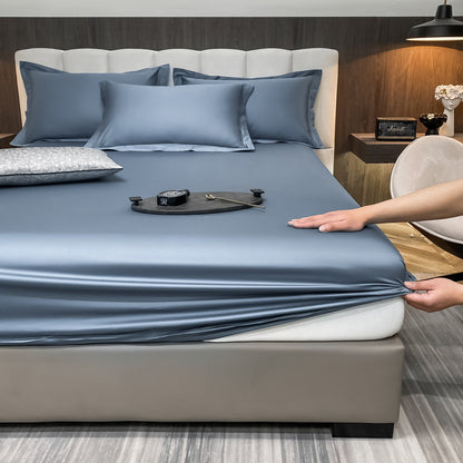 60 Cotton Long-staple Cotton Three-piece Bed Sheet Set