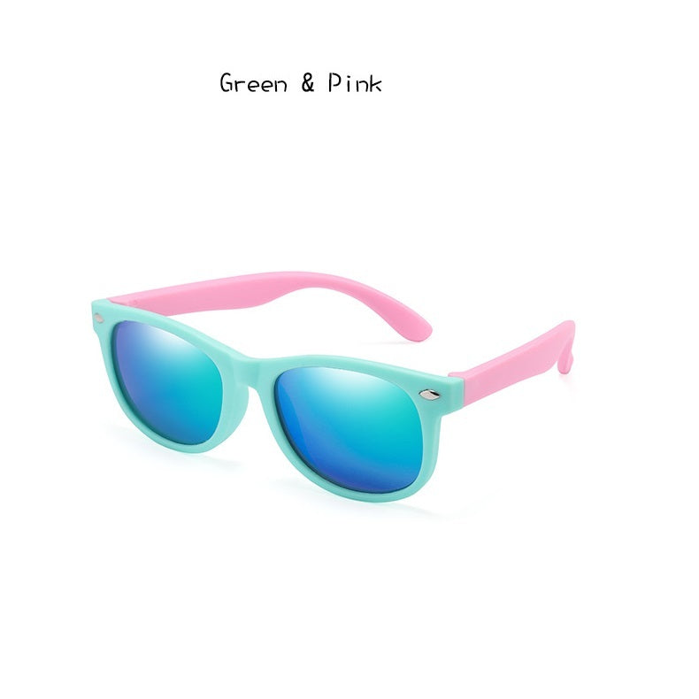 New Fashion PC Material Polarized Kids Sunglasses