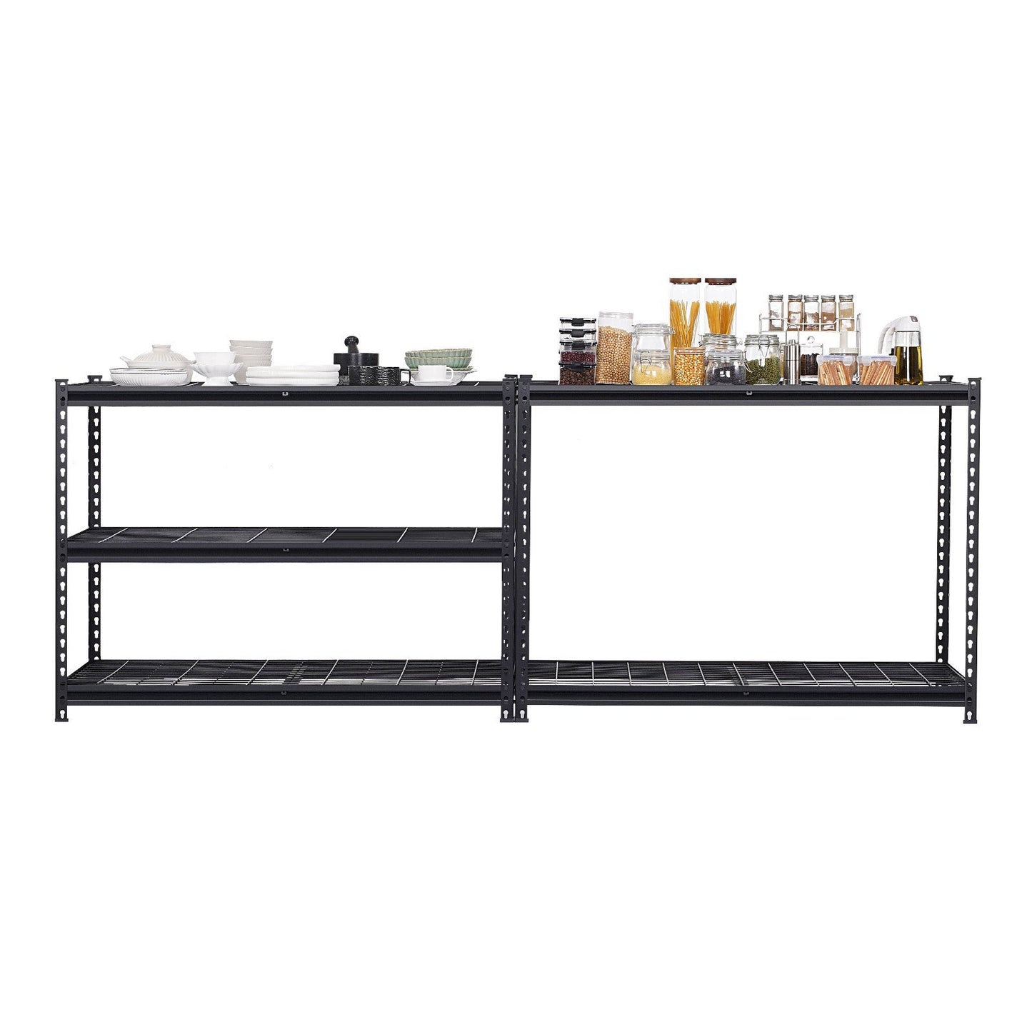 Storage Shelves 5 Tier Adjustable Heavy Duty Garage Shelving Units 3000 Lbs