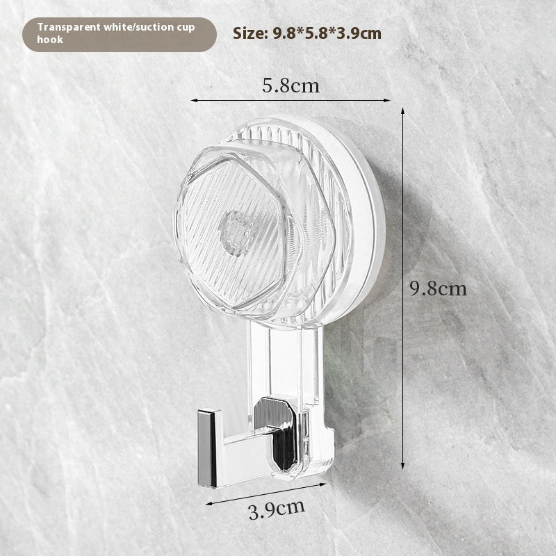 Strong Suction Cup Hook - Punch-Free Seamless Rotation