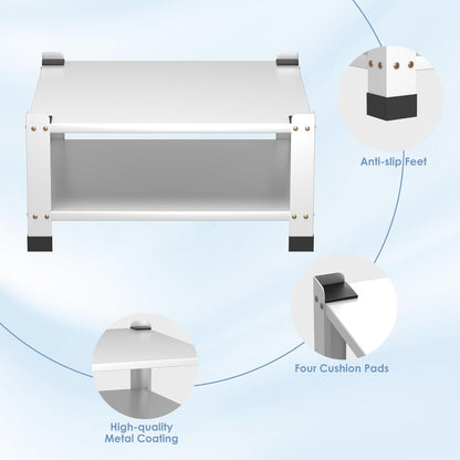 Laundry Pedestal For Washer And Dryer, Universal Fit, Wide,Height, Four Corner Bearing Capacity 800lb Max, Metal Washing Machine Base Stand For Dryer Base Platform Heavy Duty, 2 Pack