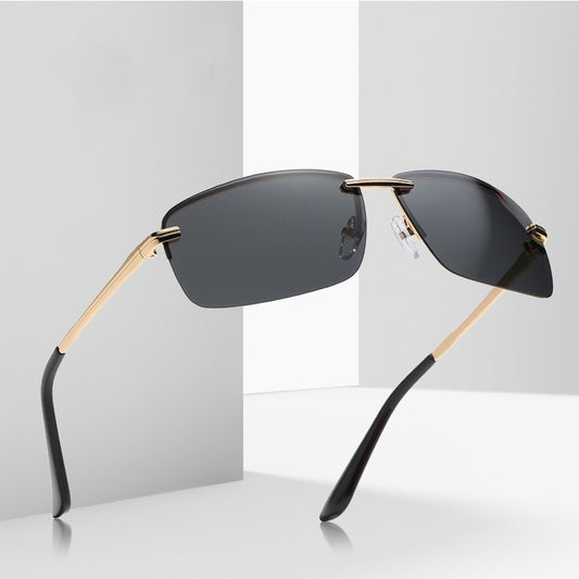 Polarized Frameless Sunglasses for Men
