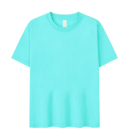 Children's Solid Color Round Neck Short Sleeves T-shirt