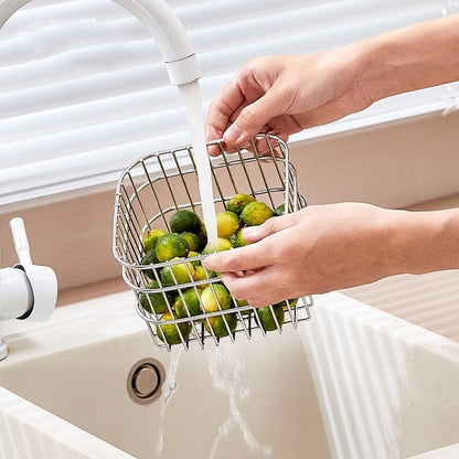 Kitchen Storage Rack Draining Basket Household