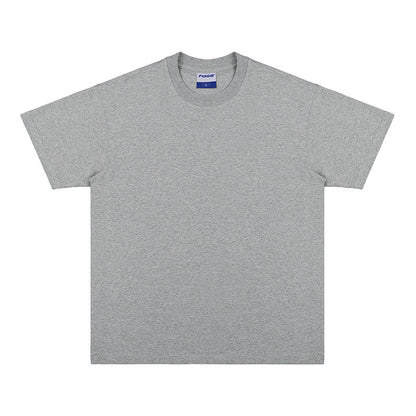 Oversize Loose Cotton Solid Color T-shirt For Men And Women