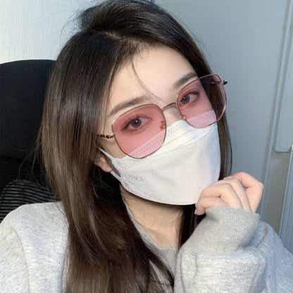 Color Changing Glasses Women's Myopia Can Be Equipped With Degrees
