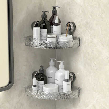 Bathroom Suction Cup Triangle Storage Rack - Punch-Free