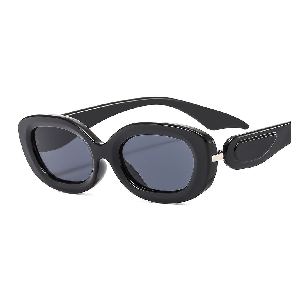 Oval Small Frame Trendy Sunglasses for Men & Women