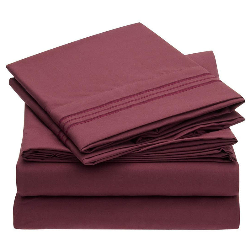 Solid Color Bed Sheet Sanding