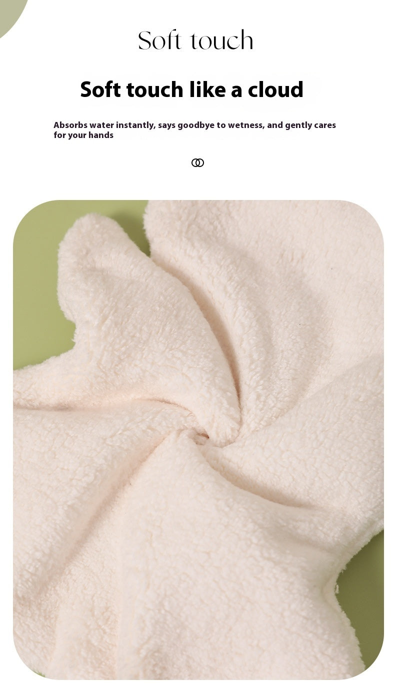 Hand-wiping Small Tower Cute Cat Hand Towel Bathroom Kitchen Hanging Towel