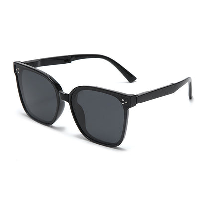 Folding Polarized Box Sunglasses for Women