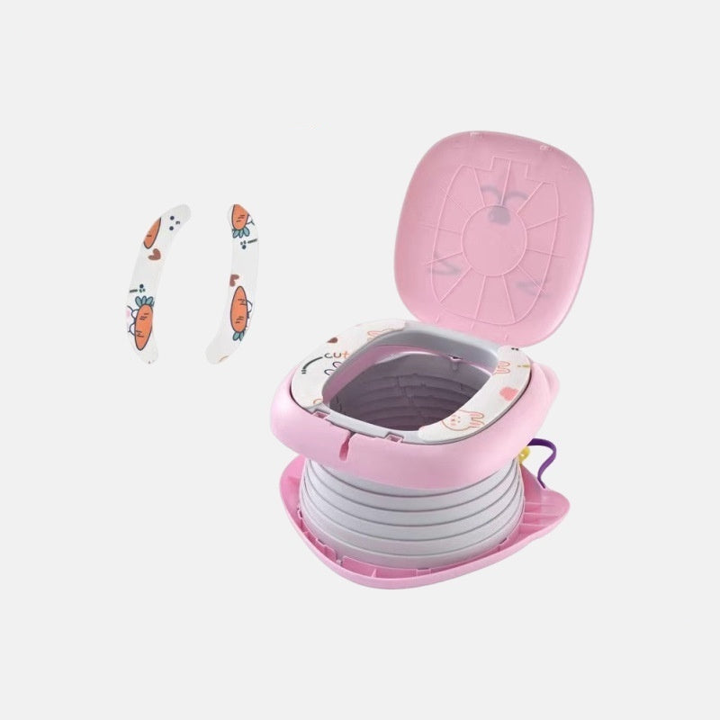 Children’s Outdoor Portable Car-Foldable Toilet Seat
