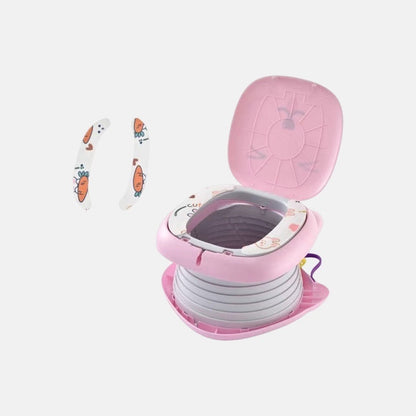 Children’s Outdoor Portable Car-Foldable Toilet Seat