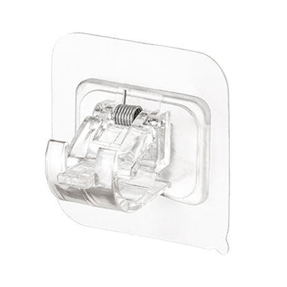 Punch-Free Curtain Rod Hook - Hanging Rod Clip Holder