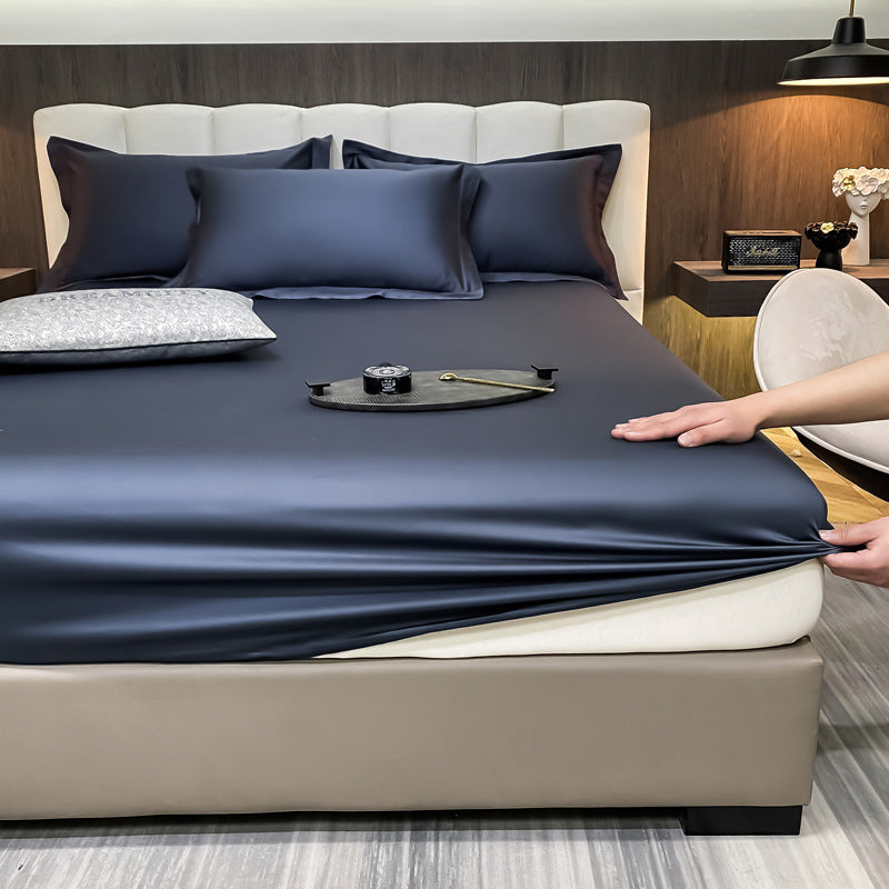 60 Cotton Long-staple Cotton Three-piece Bed Sheet Set