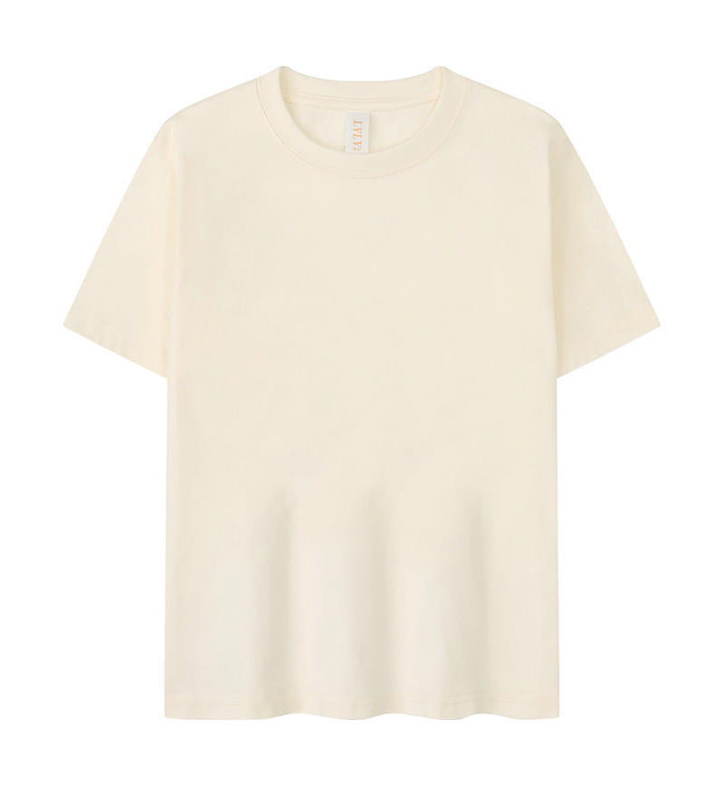 Children's Solid Color Round Neck Short Sleeves T-shirt