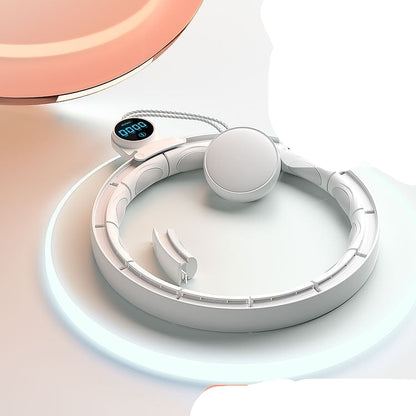 White pet scale with digital display on a light background