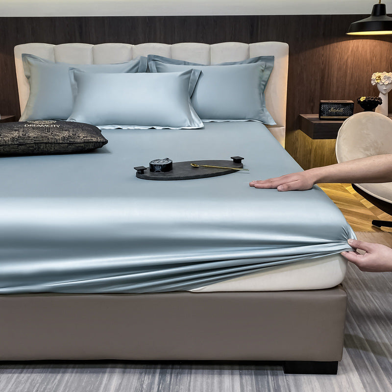 60 Cotton Long-staple Cotton Three-piece Bed Sheet Set