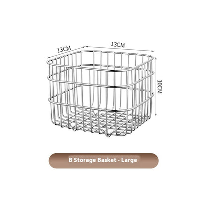 304 Stainless Steel Kitchen Draining Storage Basket