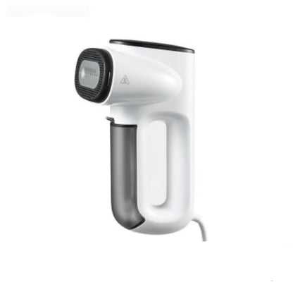 White handheld vacuum ironing machine on a white background with 'US' label.