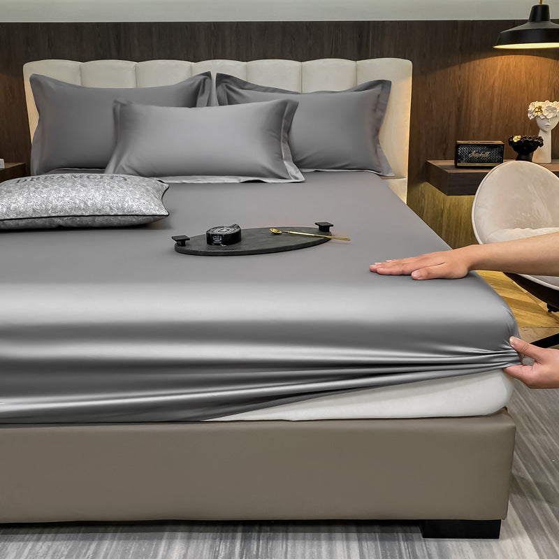 60 Cotton Long-staple Cotton Three-piece Bed Sheet Set