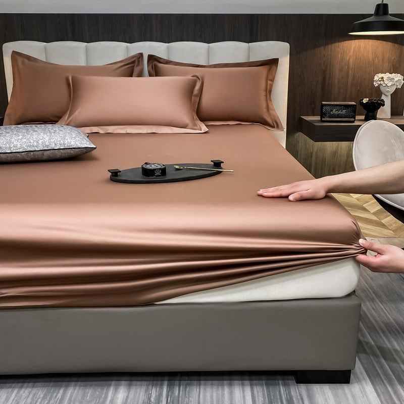 60 Cotton Long-staple Cotton Three-piece Bed Sheet Set