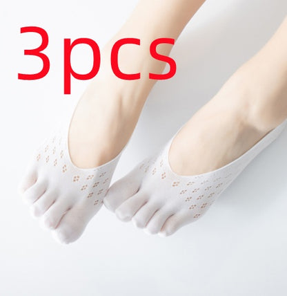 Women's Velvet Five Toe Socks - Breathable & Sweat-Absorbing