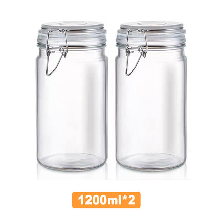 Glass Sealed Cans For Kitchen Food