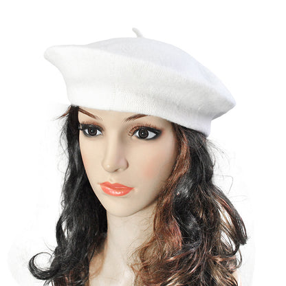 Korean Style Autumn And Winter Women's Wool Beret Hat