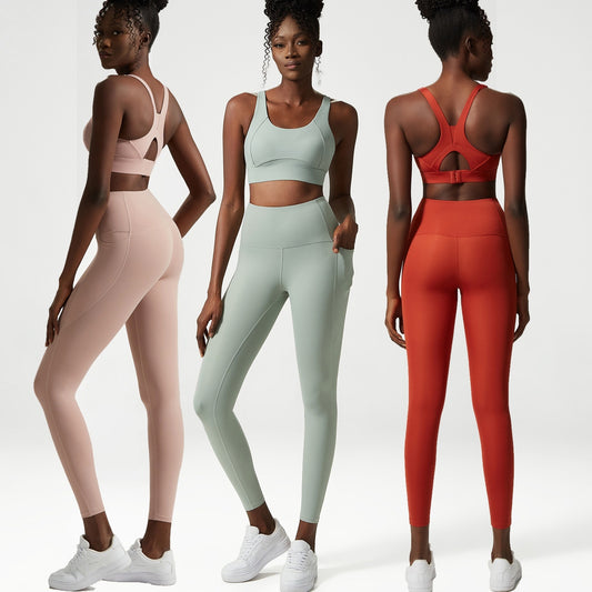 Sports Underwear Yoga Clothes Fitness Nude Feel Suit