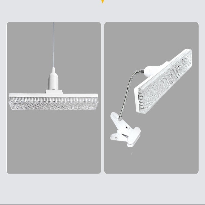 Diagram showing multiple installation methods for a lamp with text labels on a gray background.