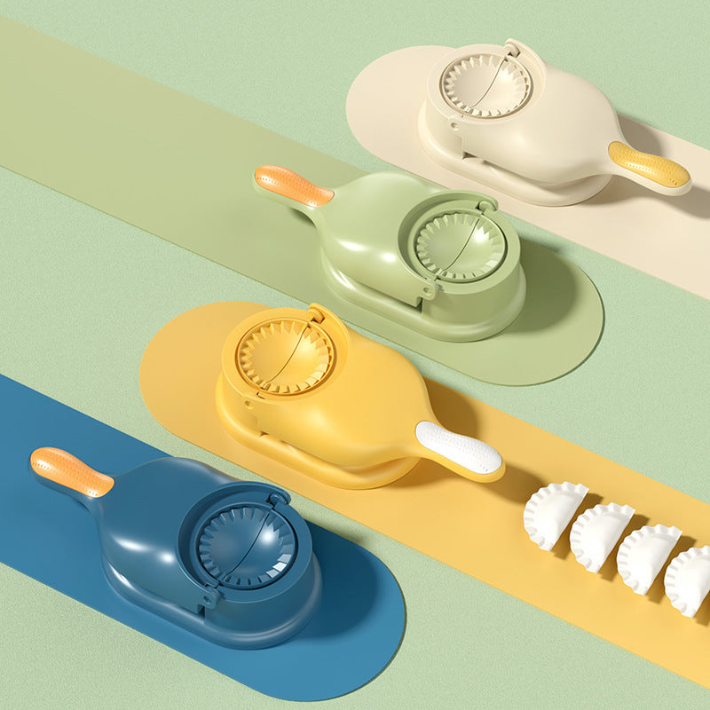 Colorful kitchen timer set on a multicolored background