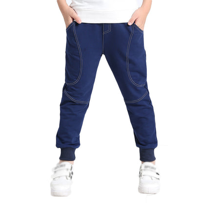Spring and Autumn Children's Pure Cotton Casual Sports Pants