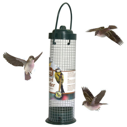 Fashionable Hanging Plastic Mesh Bird Feeder - Medium Size