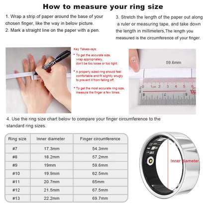 Health Smart Ring - Advanced Fitness Tracker